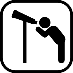 Site seeing place icon