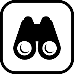 signo binocular icono