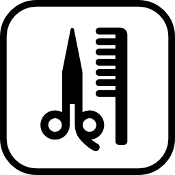 Hairdressing tools icon