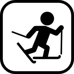 Skier zone icon