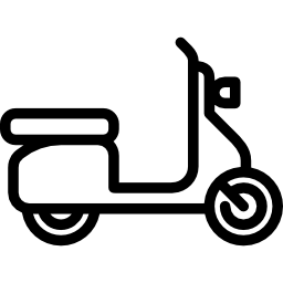 scooter vintage icono