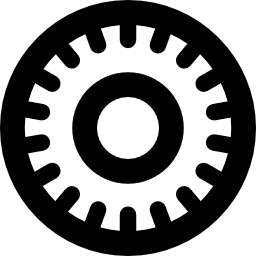 seguridad circular icono