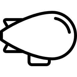 Винтажный цеппелин иконка