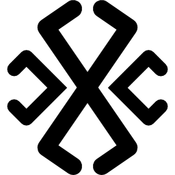 astrologisch lijnsymbool icoon