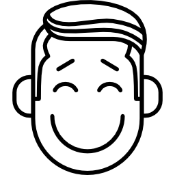 Very Happy Boy Face icon