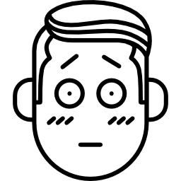Confusion Boy Face icon