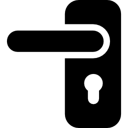 manija de la puerta icono