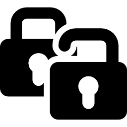 Closed and Open Padlocks icon