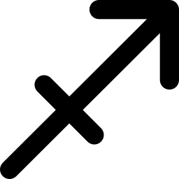 symbole du sagittaire Icône