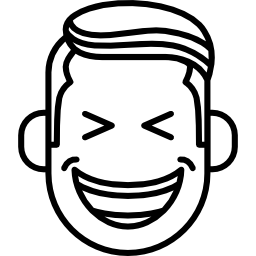 Laughter Boy Face icon