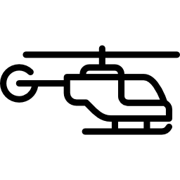 elicottero volante icona
