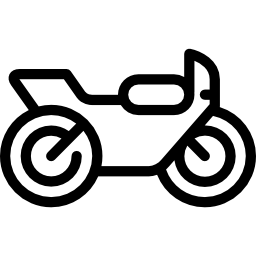 moto da corsa icona