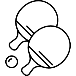 attrezzatura da ping pong icona