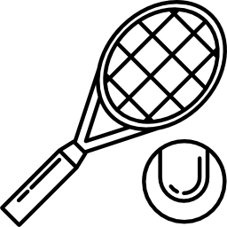 partita di tennis icona