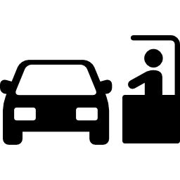 자동차 티켓 지불 icon