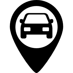 marcador de posición de coche icono