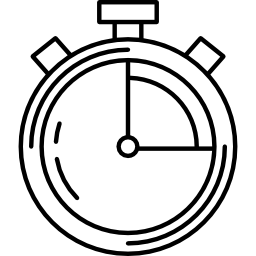 cronómetro de carrera icono