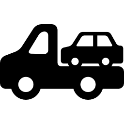 Truck with another Car icon