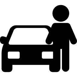 Man with Car icon
