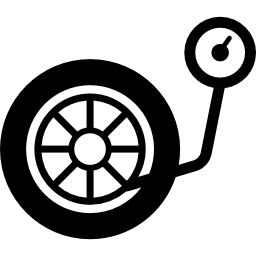 inflar rueda icono