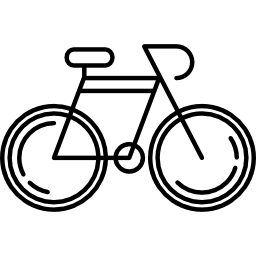 Старомодный велосипед иконка
