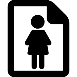 Woman File icon