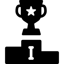 Podium with Cup icon