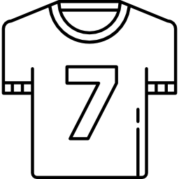 koszulka z numerem 7 ikona