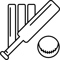 equipo de cricket icono