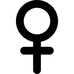 símbolo de venus icono