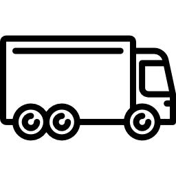 camión de carga grande icono