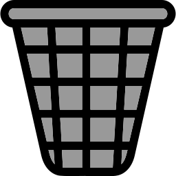 Trash can icon