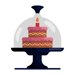 Cake dome icon