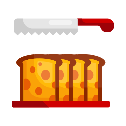 Bread slicer icon