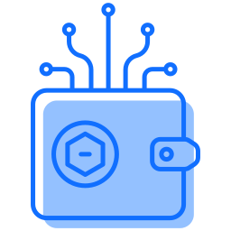 portefeuille crypto Icône