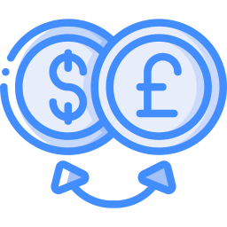 Currency exchange icon