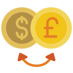 Currency exchange icon