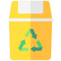 papelera de reciclaje icono