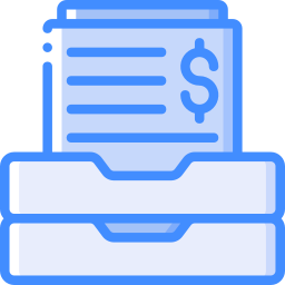 Financial report icon