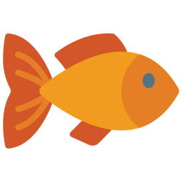 Gold fish icon