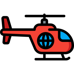 helicóptero icono