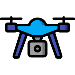 caméra drone Icône