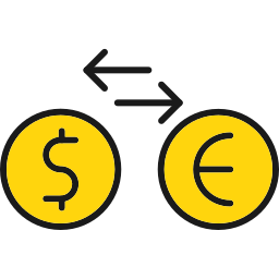 Échange de devises Icône