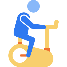 bicicletta da cancelleria icona