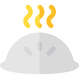 bola de masa hervida icono