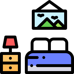 habitación icono