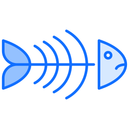 Fish bone icon