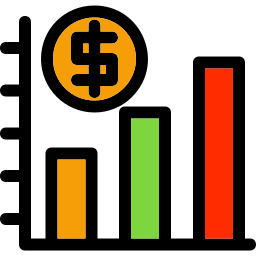 gráfico de negocios icono