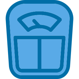 Weight scale icon