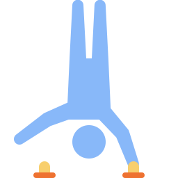handstand icoon